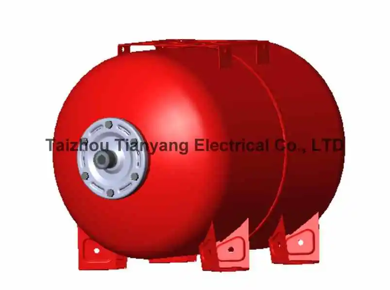 Horizontal Diaphragm Membrane Pressure Tanks Vessels of 50 Liter Capacity