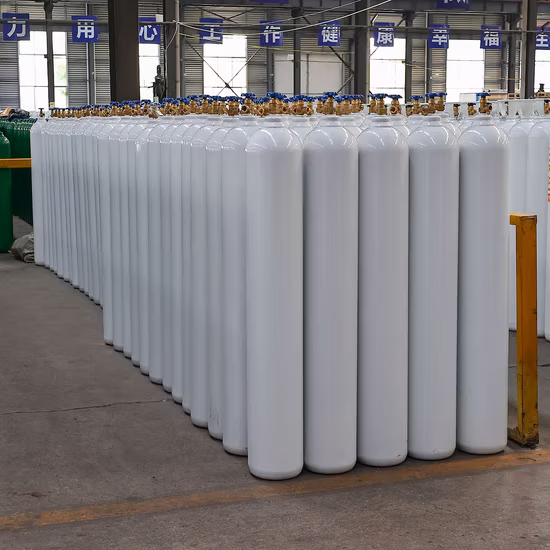 50L 230bar 5,8 мм ISO Tped бак высокого давления Бесшовный стальной кислородный баллон